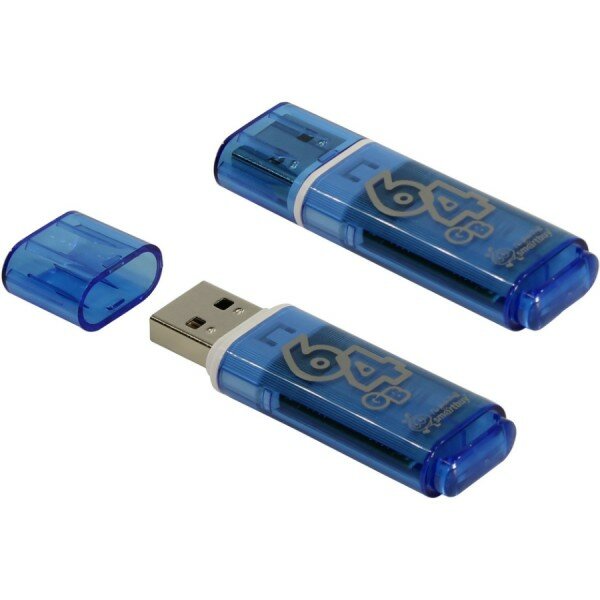 Память Flash USB 16 Gb Smart Buy Glossy series Blue
