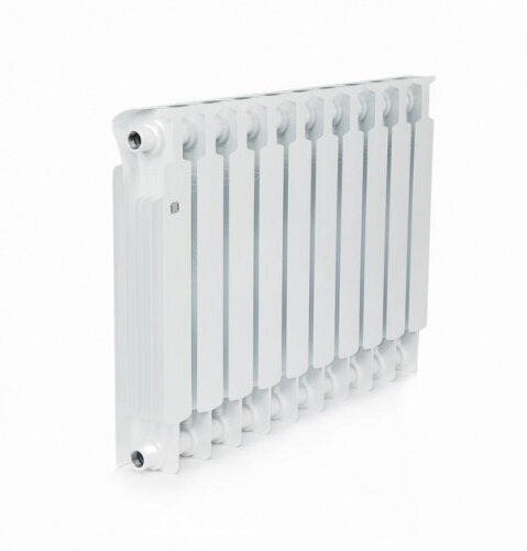 Радиатор биметаллический RIFAR Monolit Ventil 500 х 10 секций подключение нижнее (правое)(MVR) 50мм (RM50010НП50)