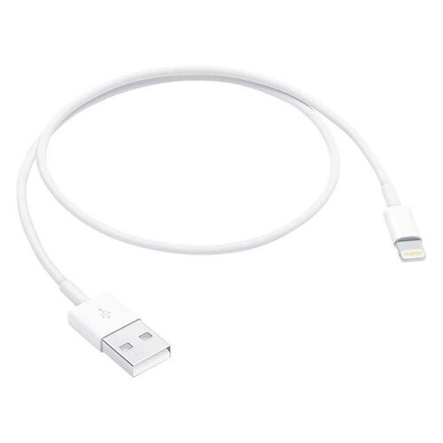 Кабель Apple ME291ZM/A, Lightning (m) - USB (m), 0.5м, белый