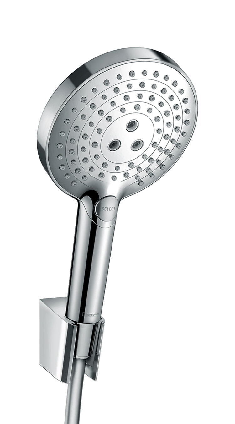 Душевой гарнитур Hansgrohe Raindance Select S120 3jet, шланг 160см, хром 26721000