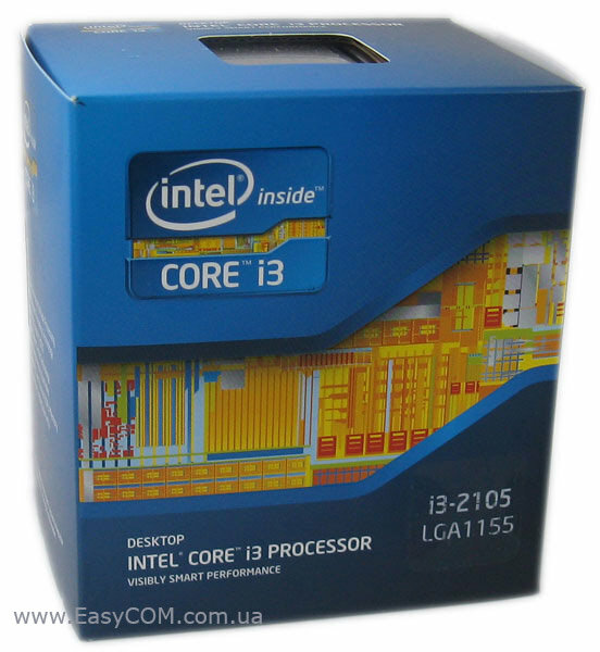 Процессор Intel Core i3-2105, LGA1155 Частота шины CPU 5000 МГц.65W