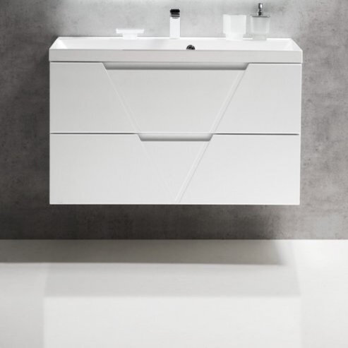 BelBagno Тумба с раковиной BelBagno Vittoria 100 bianco lucido