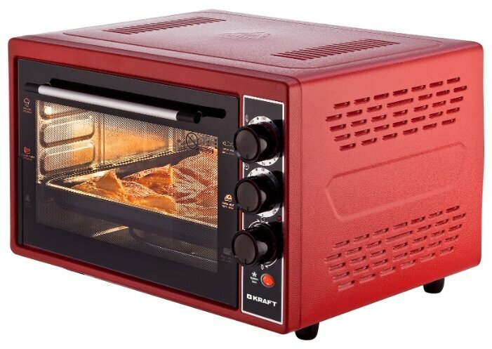 Мини-печь Kraft KF-MO 3804 KR, red