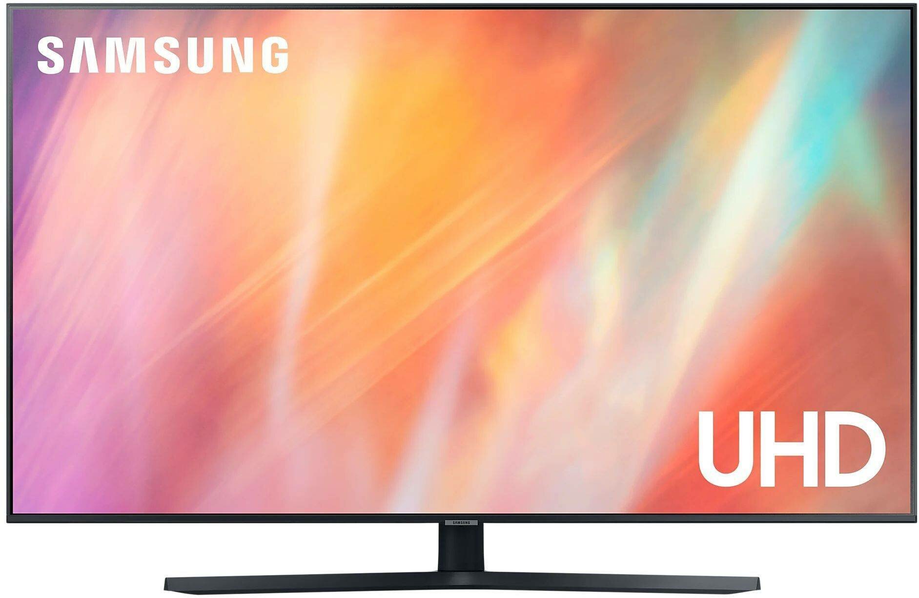Телевизор Samsung Series 7 UE55AU7570UXRU, 55", LED, 4K Ultra HD, титан