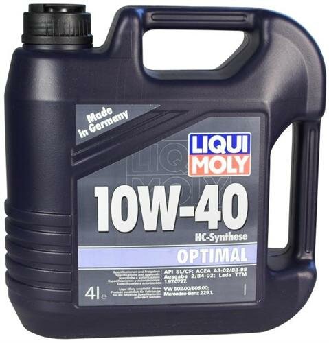 LIQUI MOLY 3930 3930 LiquiMoly /. . Optimal 10W-40 CF/SL A3/B3 (4)