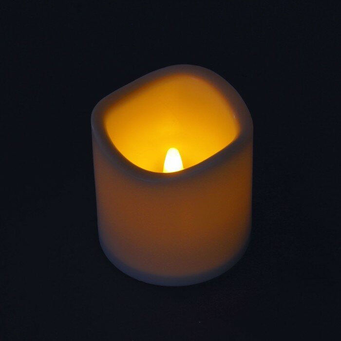 Свеча светодиодная «Пламя», с пультом, набор 3 шт. - фотография № 2