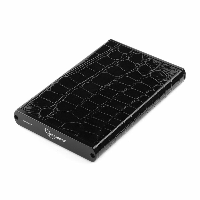 Корпус 2.5" Gembird EE2-U2S-70L, SATA-USB2.0 Black