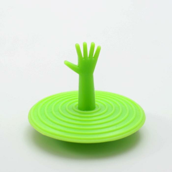 Пробка для ванны, d 6,5 см (внутренний d 3,5 см), силикон, цвет микс