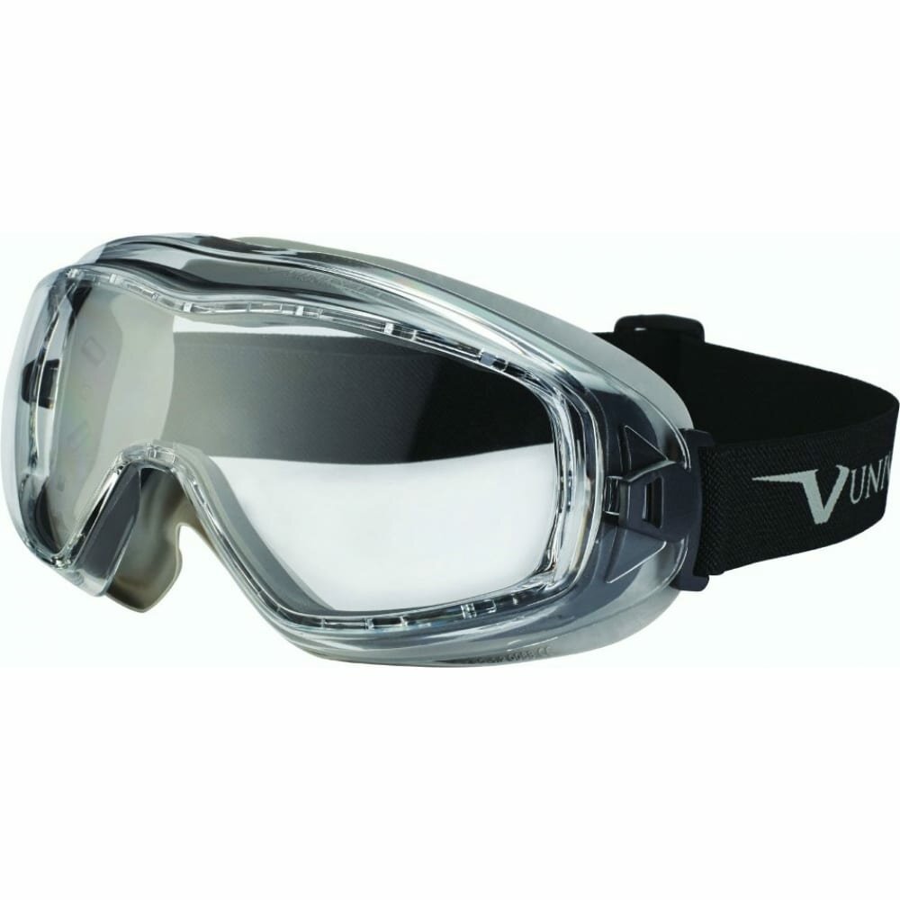 Закрытые защитные прозрачные очки UNIVET с обтюратором 620U.02.10.00