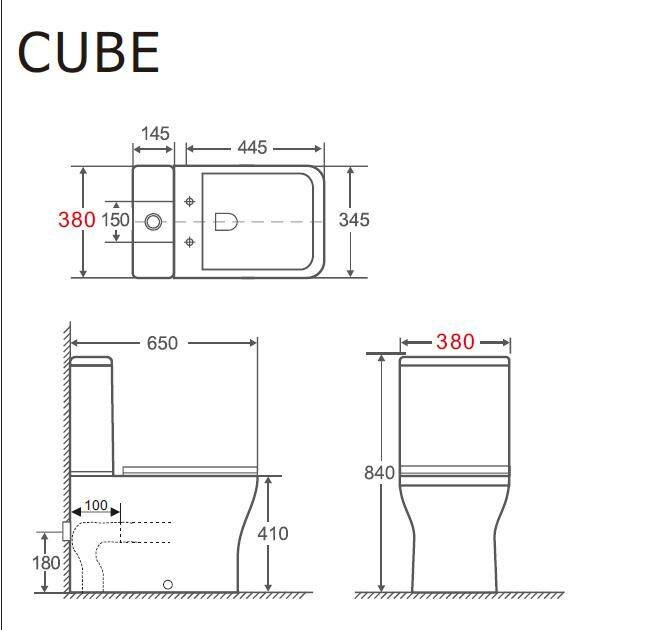 Унитаз Aquanet Cube C напольный (00210759) - фото №2