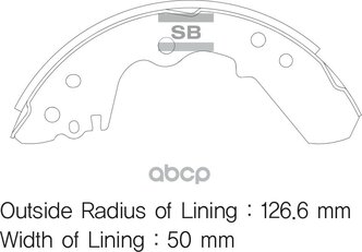 Колодки Торм.Бар.Isuzu Trooper 84-89/Opel Frontera 92-98 Sangsin brake арт. SA174