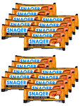 Snaq Fabriq SNAQER Батончик в шоколаде без сахара, 20х50г / Bombbar Chikalab / Арахис и карамель / Для похудения и набора мышечной массы - изображение