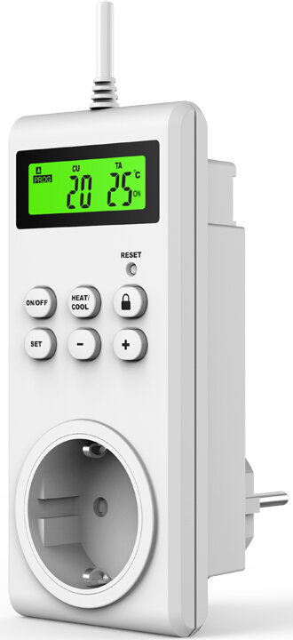 Контроллер-терморегулятор температуры техметр TS-3000 (0-60 С 3В) (Белый)