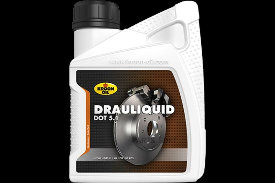 Жидкость тормозная Drauliquid 5.1 500ml KROON-OIL / арт. 35664 - (1 шт)