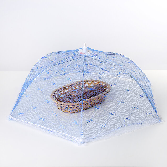 Сетка защитная для еды «Зонтик», 64×64 см, цвет микс - фотография № 1