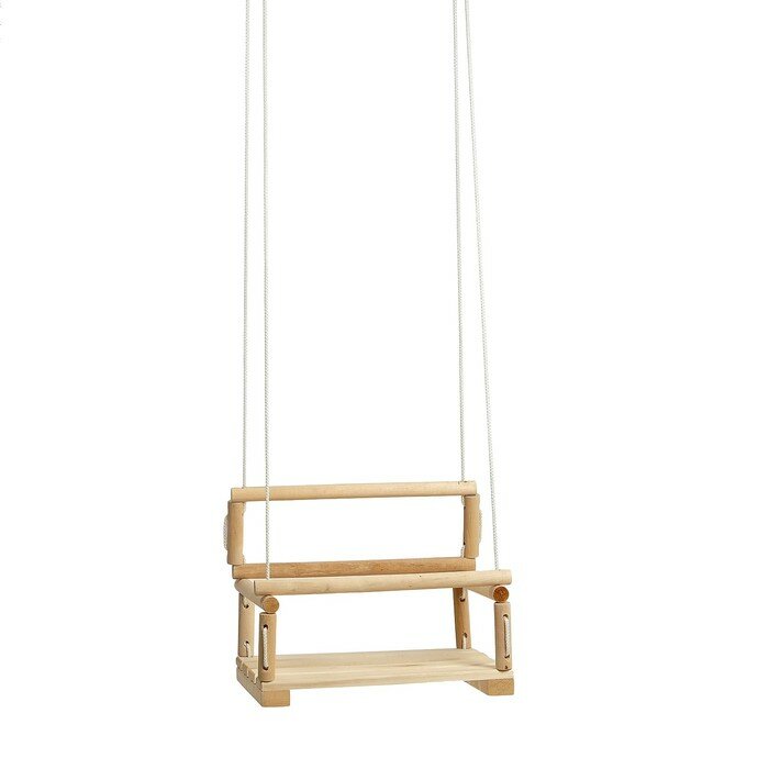 Кресло подвесное деревянное, сиденье 28×28см (1 шт.) - фотография № 1
