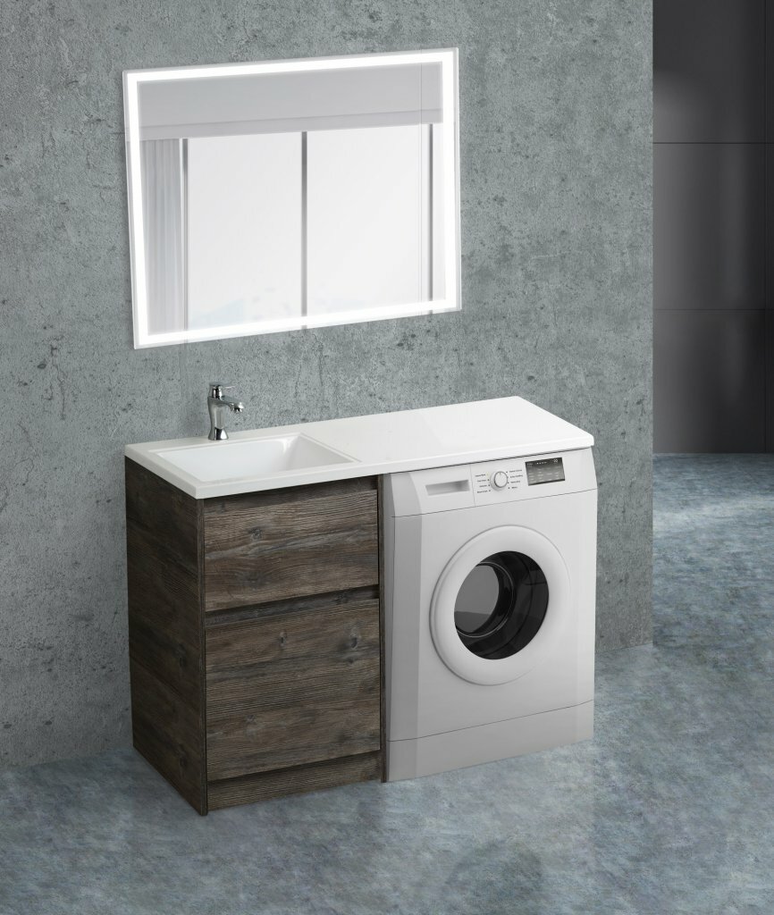 Тумба под стиральную машинку BelBagno KRAFT-LVD-580/1200-2C-PIA-PP Pino Pasadena