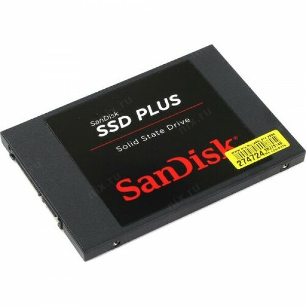 Накопитель SSD Sandisk SATA III 240Gb SDSSDA-240G-G26 SSD PLUS 2.5