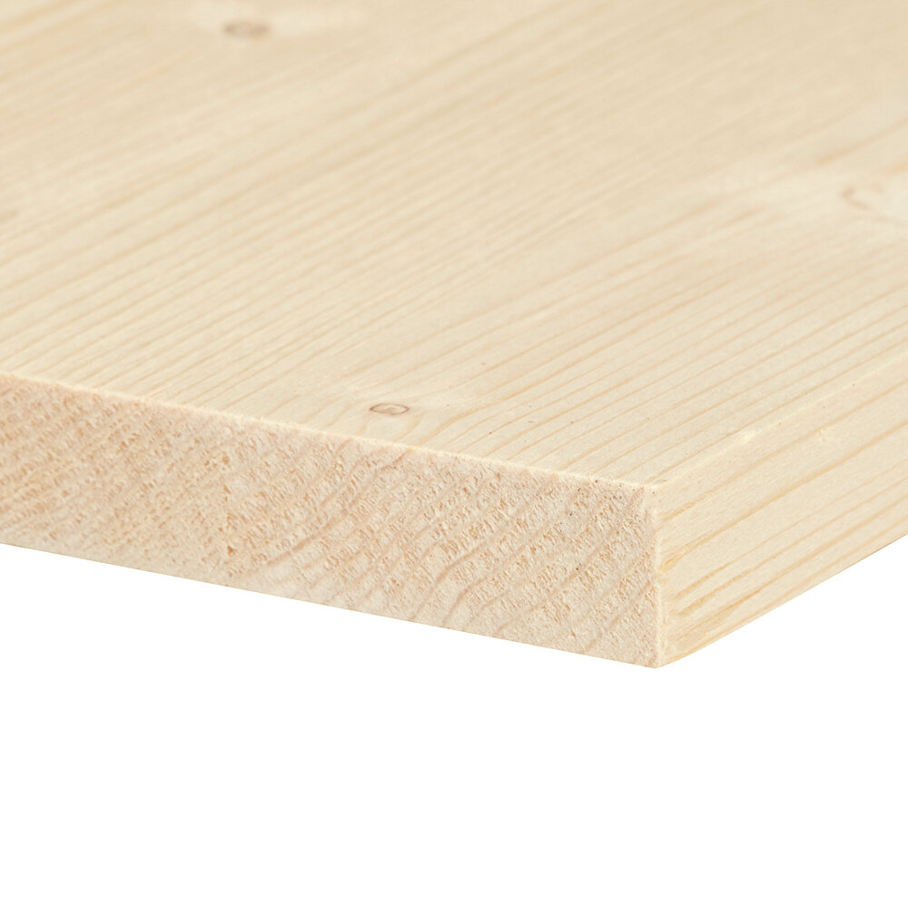 фото Щит мебельный хвоя 800х200х18 мм сорт АВ клееный