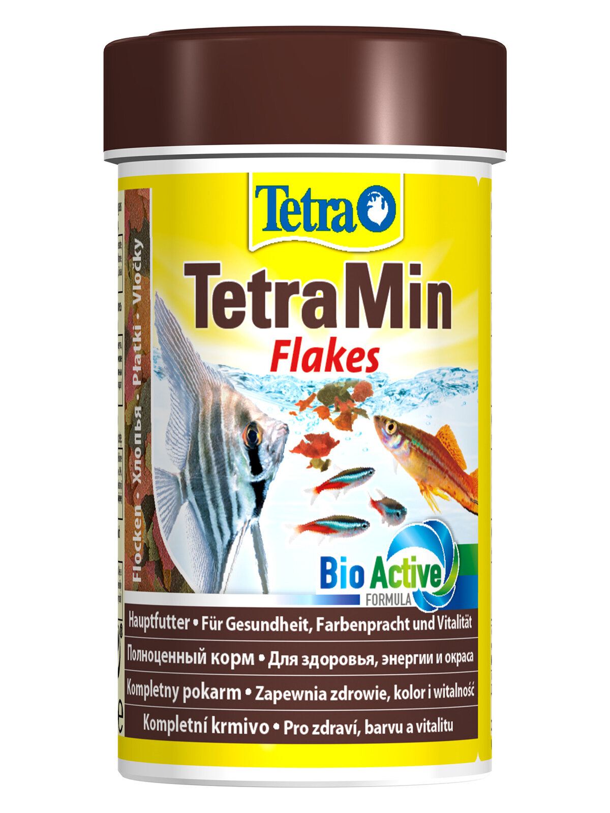 TetraMin корм для всех видов рыб в виде хлопьев 100 мл