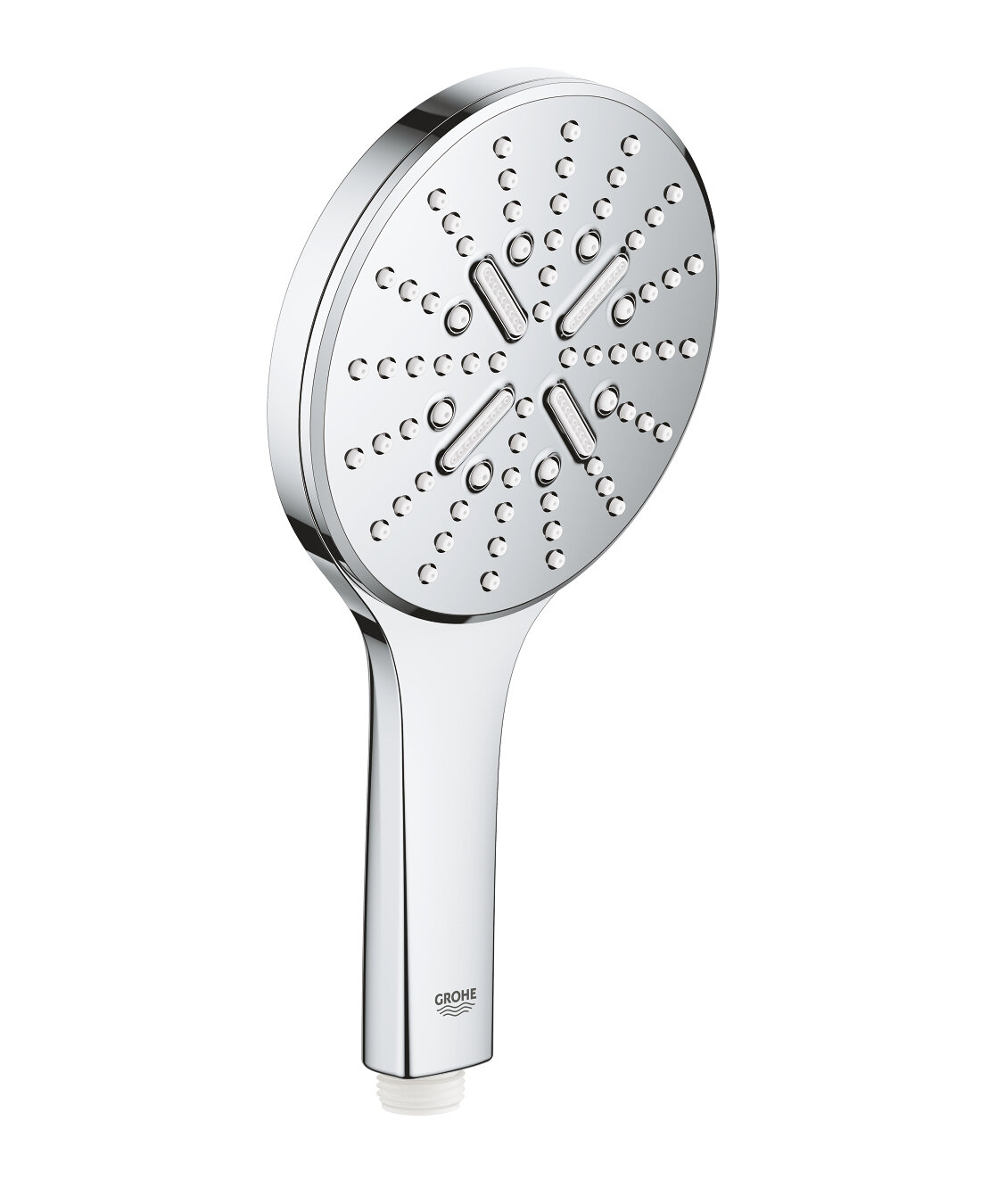 Ручной душ Grohe Rainshower SmartActive 130, 3 вида струи, круглый, хром 26544000