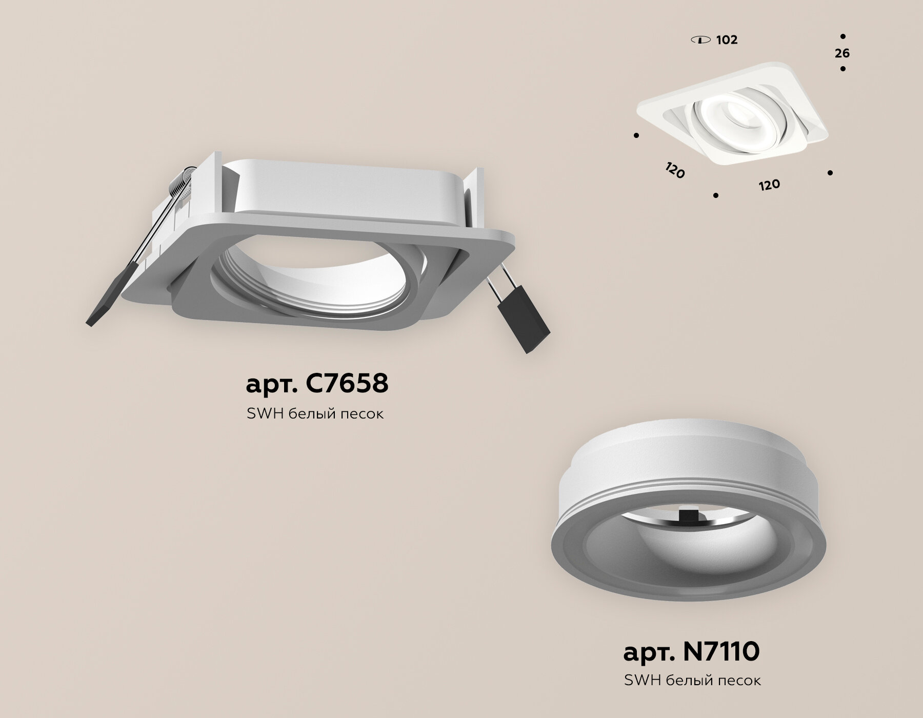 Ambrella light Встраиваемый светильник Ambrella light Xc Techno Spot XC7658080 (C7658, N7110) - фотография № 2