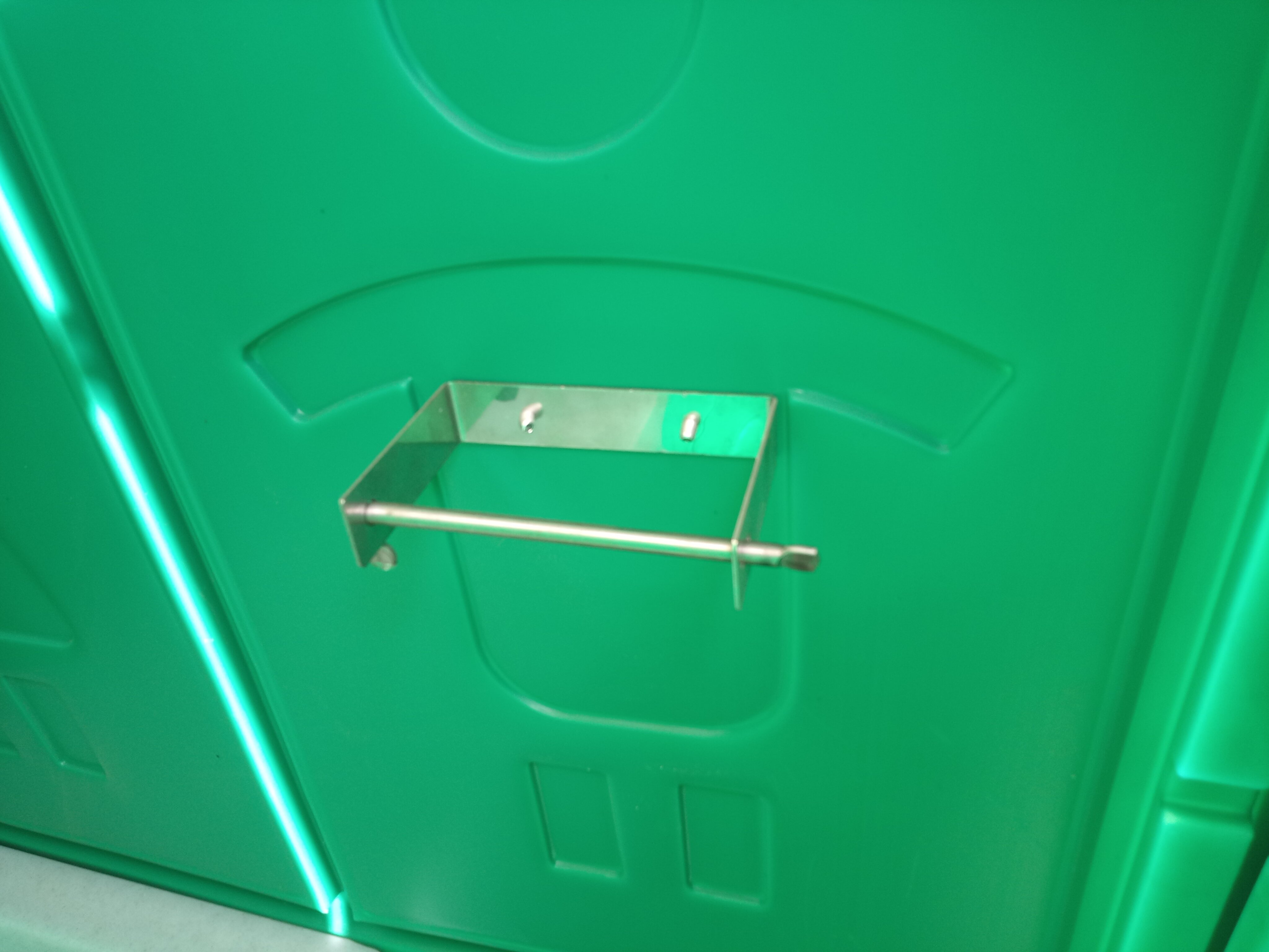 Мобильная туалетная кабина «стандарт экомарка-мд» (зеленый) - фотография № 5