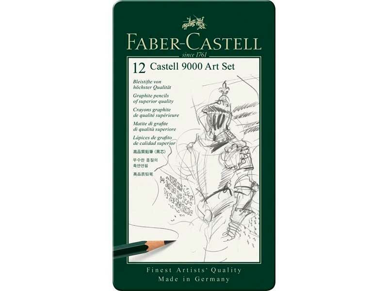 Карандаш чернографитный Faber-Castell Castell 9000 Art Set 12шт 119065