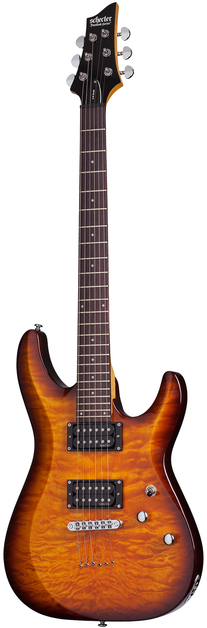 Schecter C-6 PLUS VSB Гитара электрическая шестиструнная