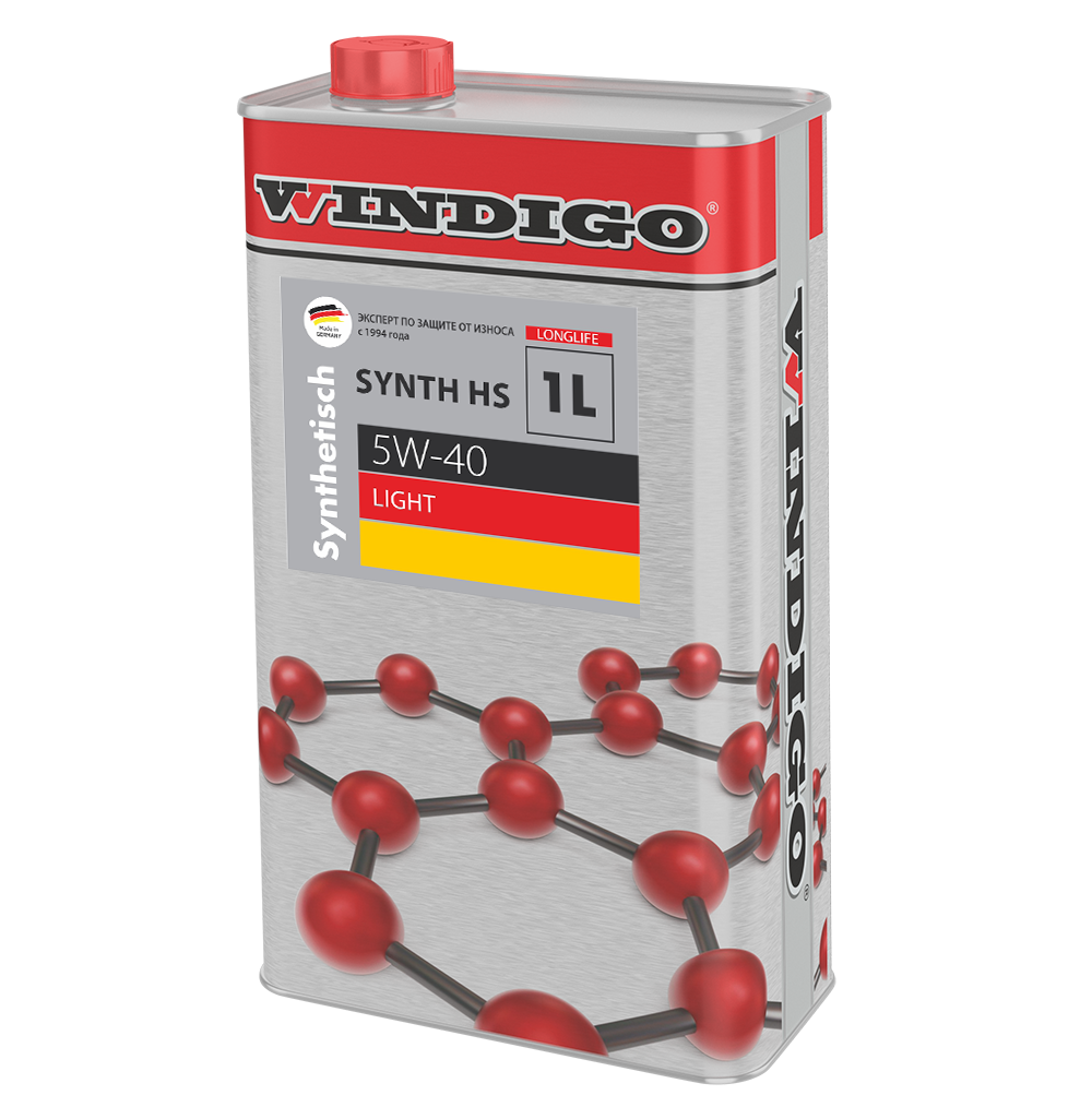 Синтетическое моторное масло WINDIGO SYNTH HS 5W-40 LIGHT