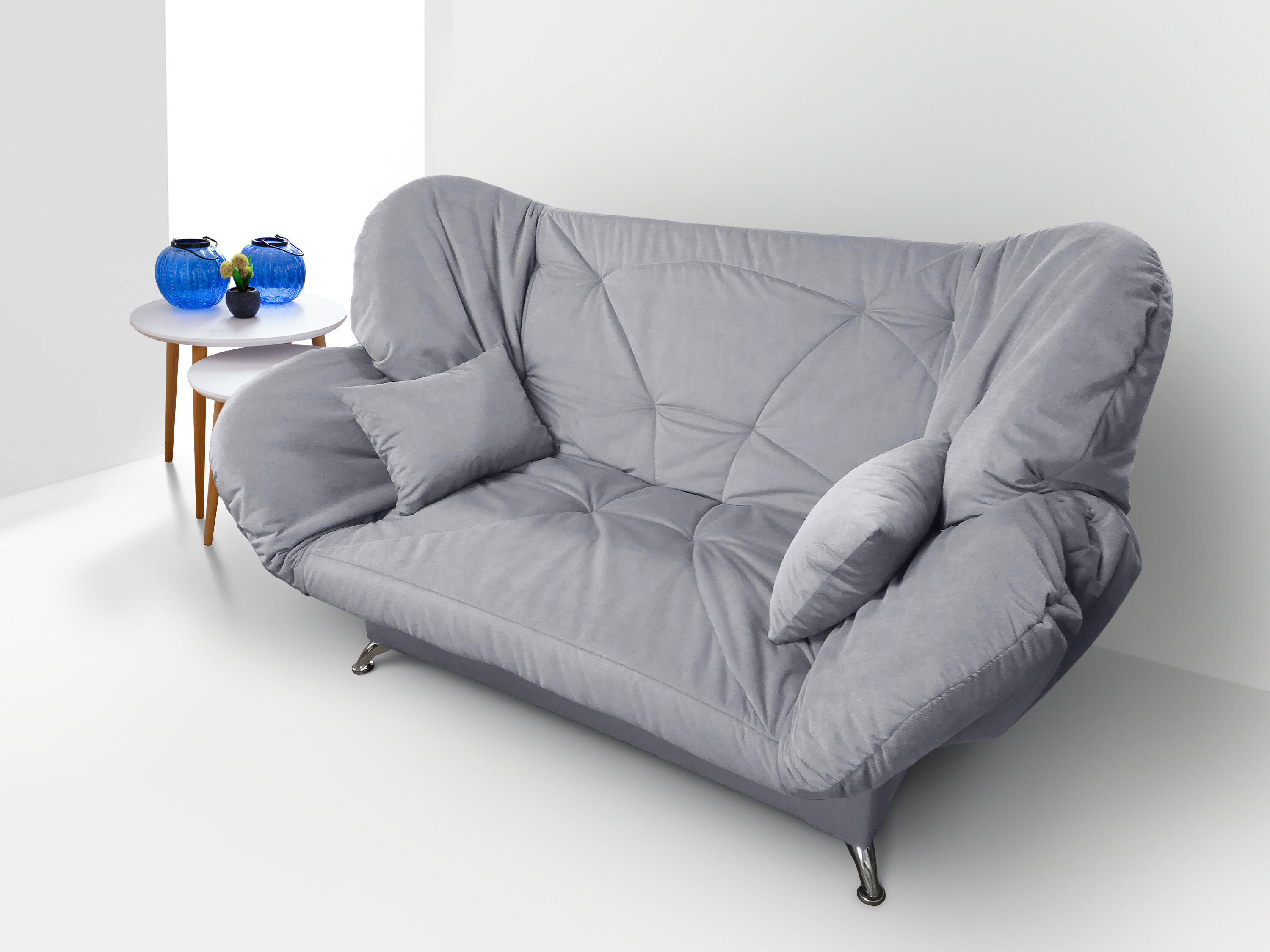 Прямой диван "Милена" Velutto 12 - фотография № 1
