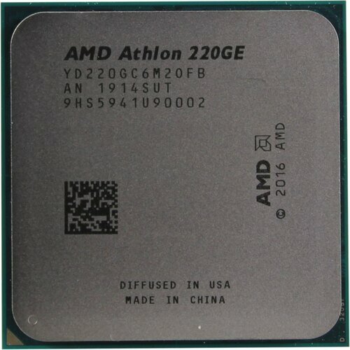 Процессор AMD Athlon 220GE AM4 2 x 3400 МГц