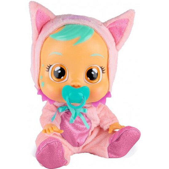 Интерактивная игрушка IMC TOYS Cry Babies Плачущий младенец, Серия Fantasy, Foxie 31 см