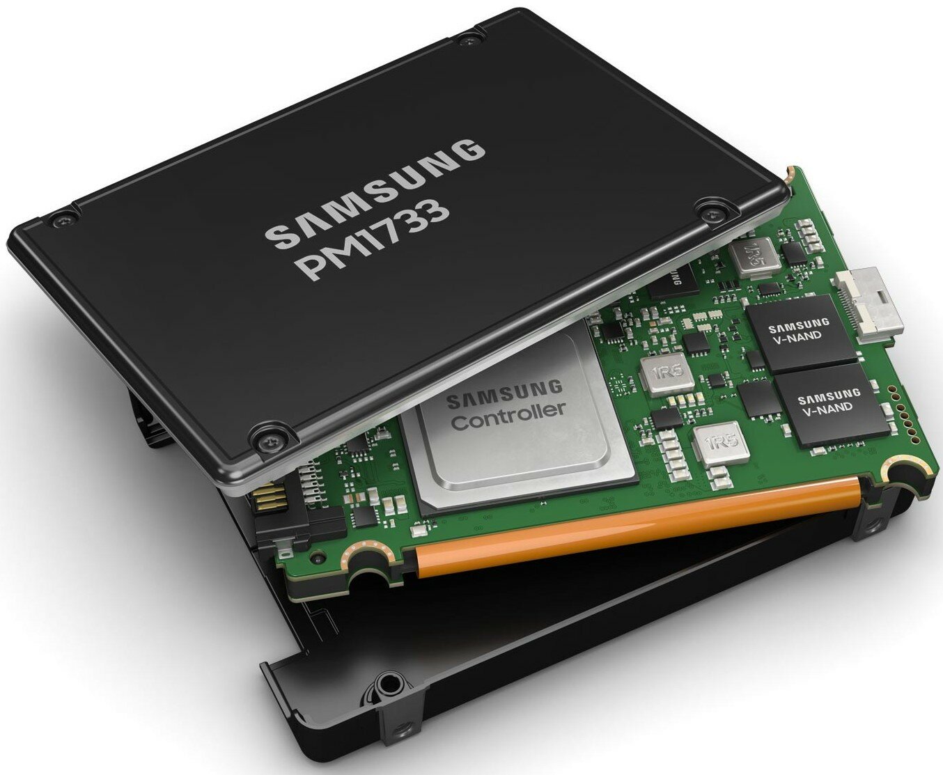 Твердотельный накопитель 7.68Tb SSD Samsung PM1733 (MZWLJ7T6HALA-00007)