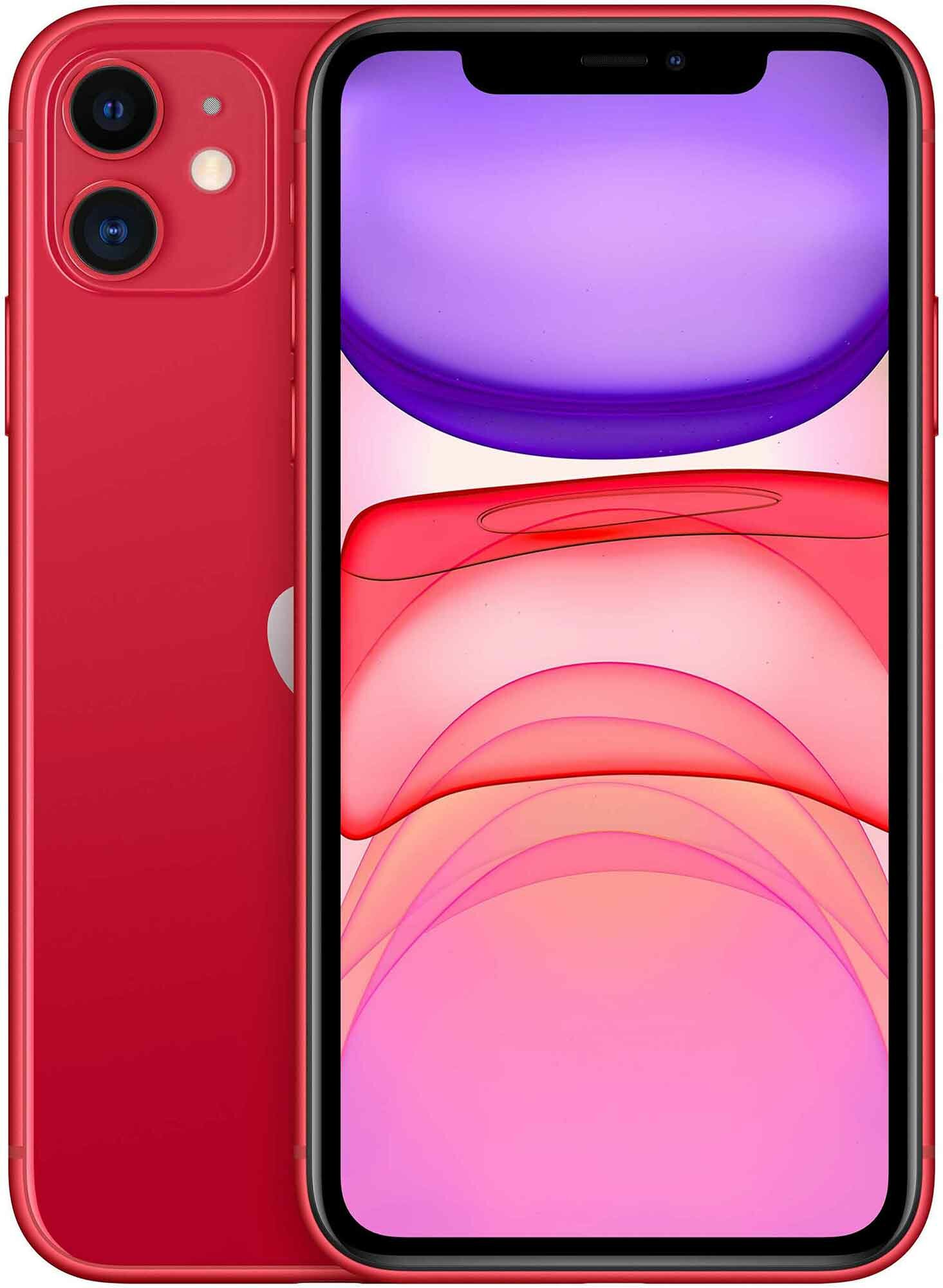 Смартфон Apple A2221 iPhone 11 64Gb красный (MHDD3CN/A)