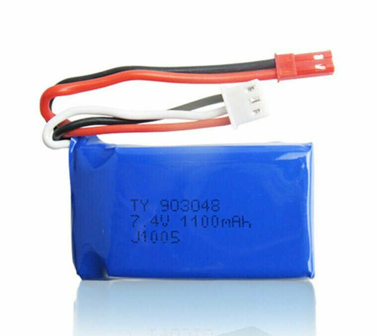 Аккумулятор LI-PO 7.4V 1100MAH формат 903048 разъем JST