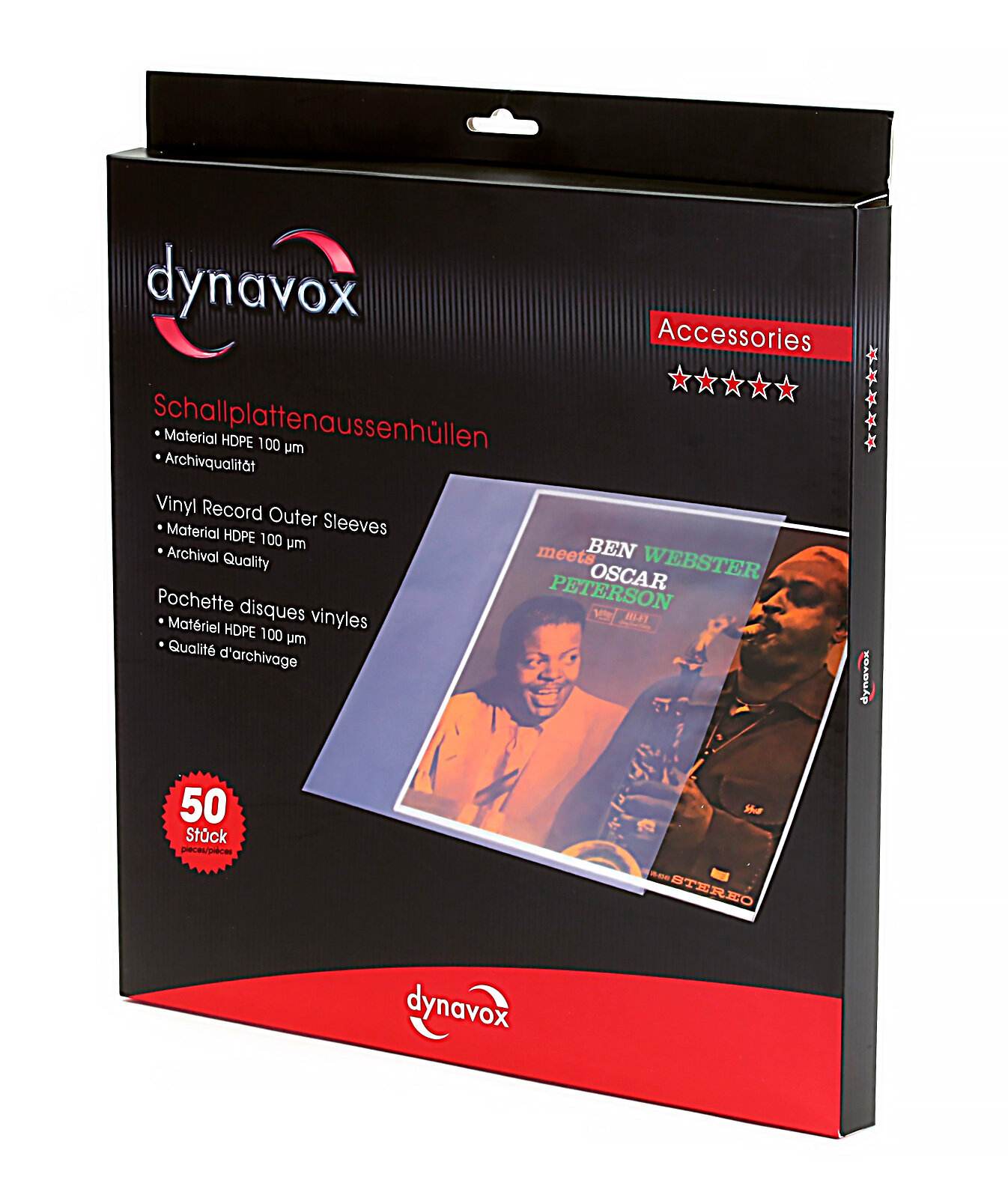 Конверты для виниловых пластинок внешние DYNAVOX для LP Set-50 (207591)