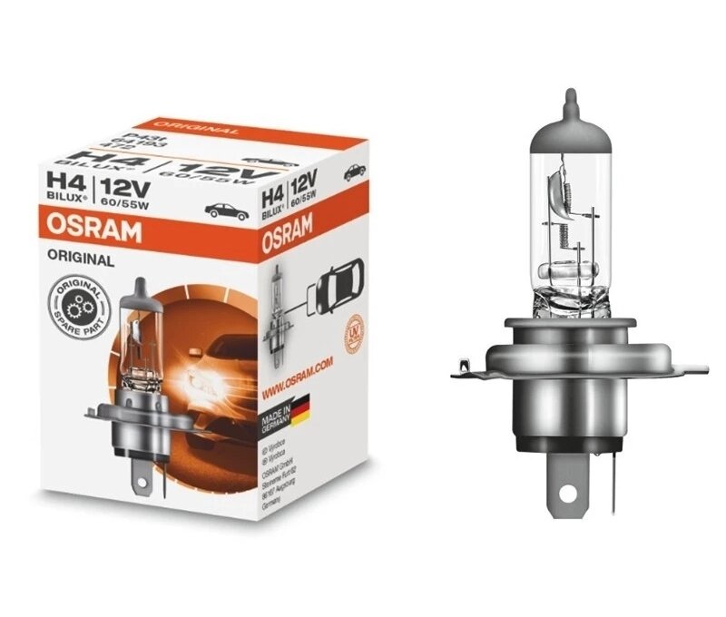 Галогенная лампа OSRAM Original H4 12V 60/55W (64193)