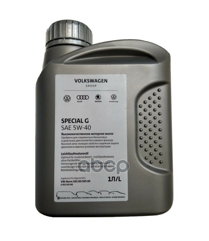 VAG Масло Моторное Vag Special G Синтетическое 5W-40 1Л.