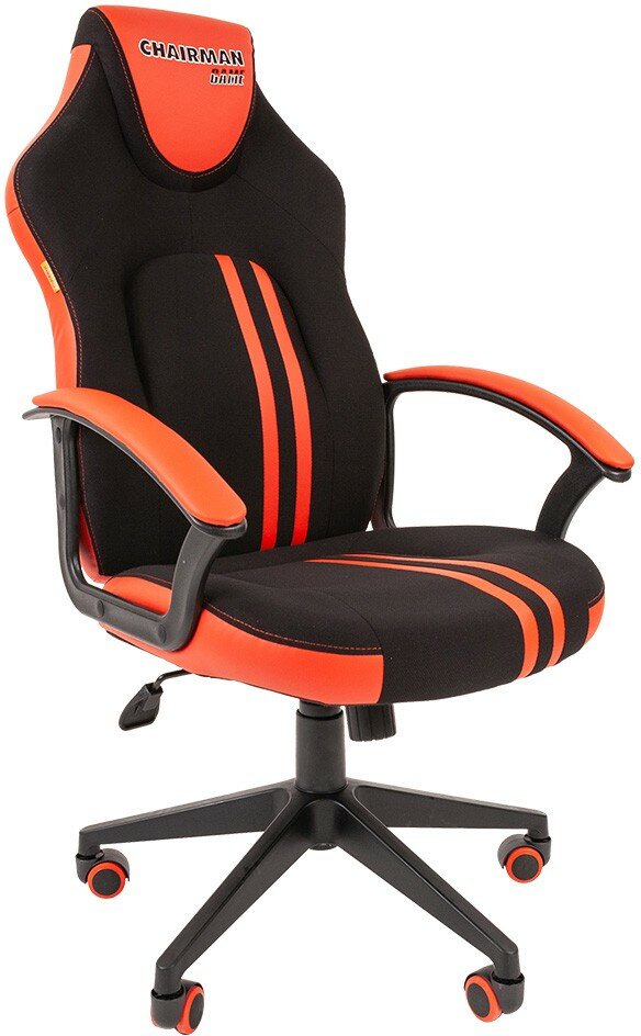 Компьютерное кресло Chairman game 26 черный/красный