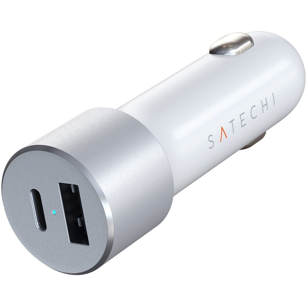 Satechi Car Charger 72W (USB Type-C), серебряный