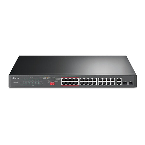 Коммутатор Tp-Link TL-SL1226P 24x100Mb 2G 24PoE+ 250W