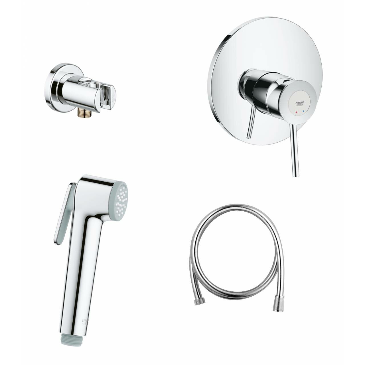 Grohe Гигиенический комплект BauClassic 124901 Grohe