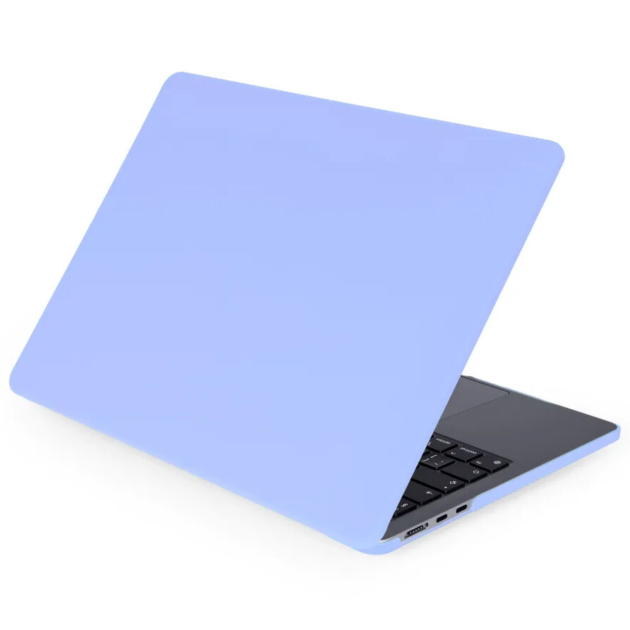 Чехол-накладка Crystal Case для Macbook Air 13 (M2/M3) 2022/2024 матовый небесно-голубой
