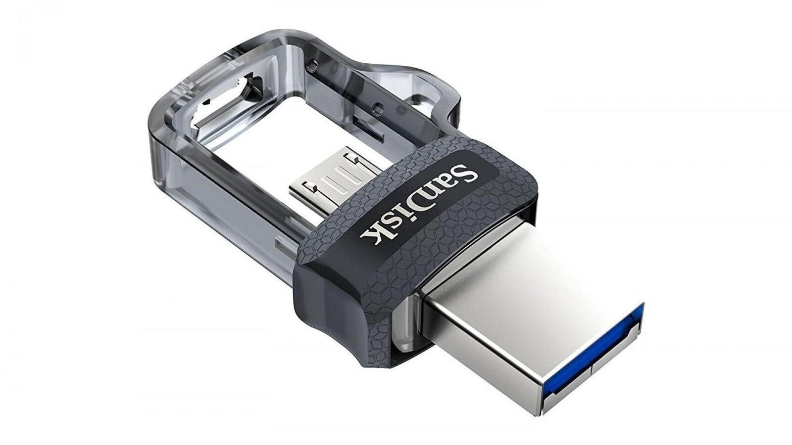 Флешка SanDisk Ultra Dual Drive m3.0 16GB Grey & Silver