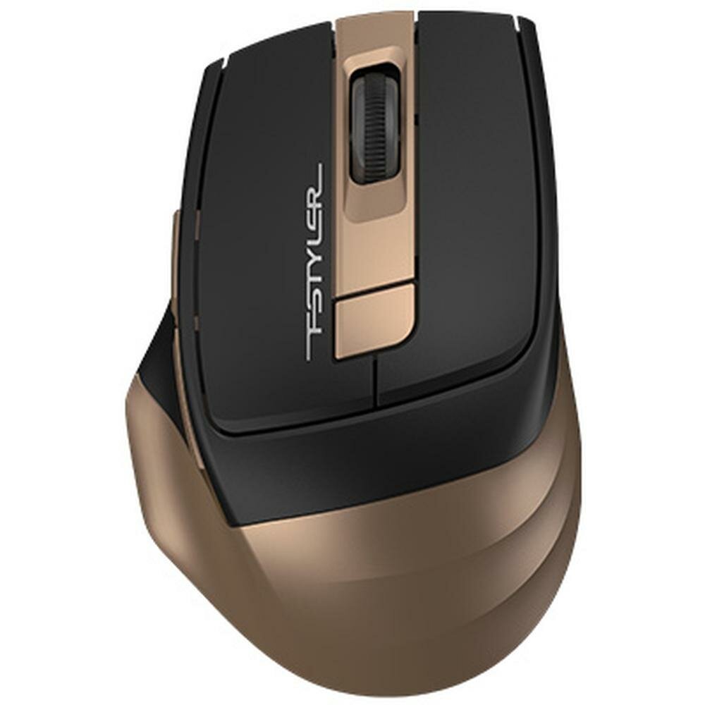 Мышь A4Tech Fstyler FG35 bronze/Black беспроводная