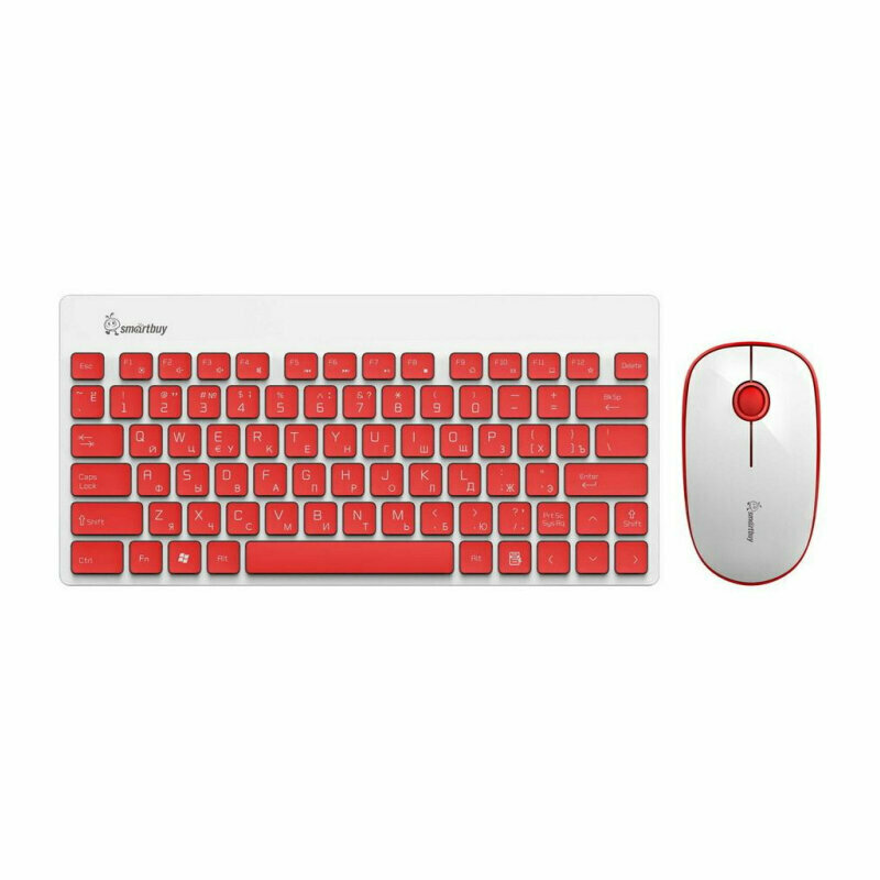 Набор клавиатура+мышь Smartbuy 220349AG красно-белый (SBC-220349AG-RW) /20, 1559952