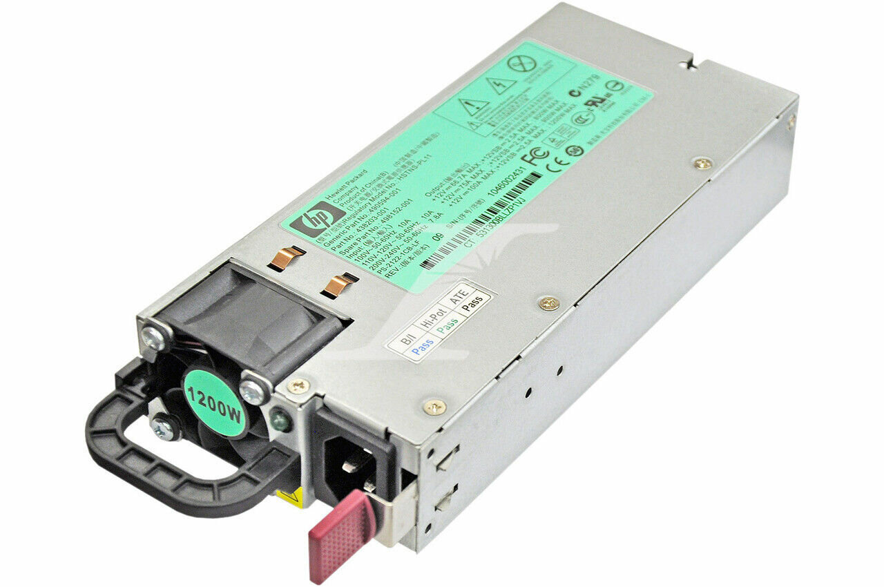 Блоки питания HP Блок питания 500172-B21 HP 1200W Common Slot Silver Hot Plug Power Supply Kit