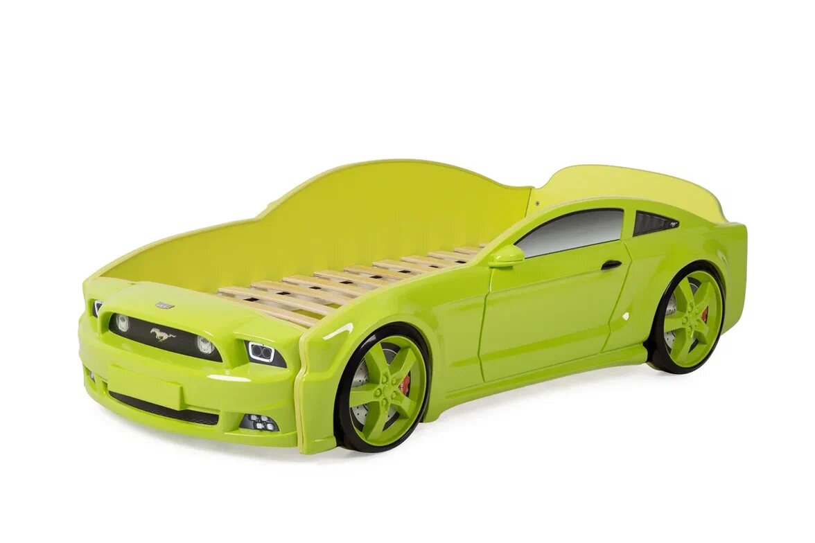 Futuka Kids кровать-машина Мустанг Plus зеленый
