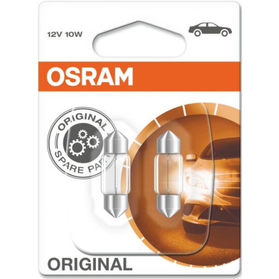 Лампа автомобильная накаливания OSRAM Original Line 6438-02B 10W SV8.5